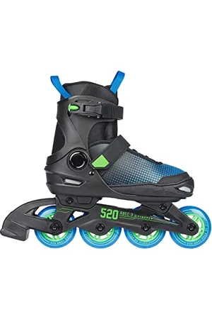firefly Ils 520 Inline-Skate, Black/Blue/Green LIM, Medium