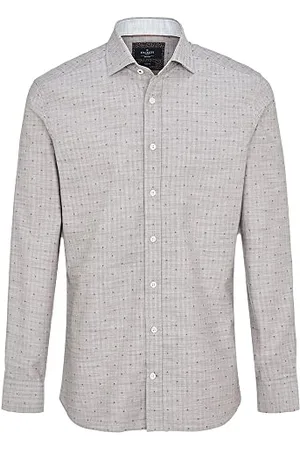 Hackett Mens Hbone Fil Coupe Shirt, , L