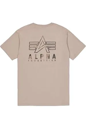 Alpha Industries Herren Camo Logo Puff Print BP T, , L
