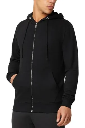 FM London Hoodie mit Reißverschluss für Herren - Kapuzenpullover mit Reißverschluss Ideal für Freizeit und Sportbekleidung
