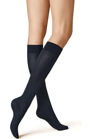 Kunert Damen Kniestrümpfe Sensual Cotton Komfortbund 130 DEN 35-38