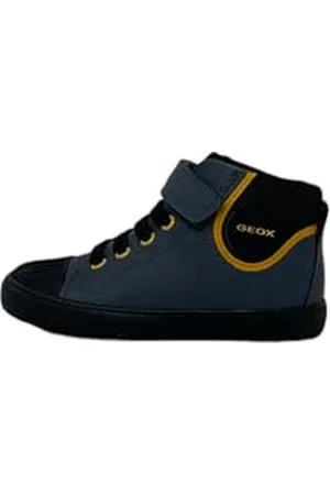 Geox Baby-Jungen B GISLI Boy B Sneaker, AVIO/Yellow, 20 EU