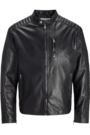 JACK & JONES JJELIAM Lamb Leather Jacket NOOS