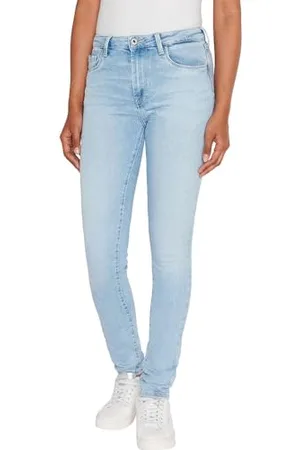 Pepe Jeans Damen Skinny Jeans Hw, Blau (Denim-PF3), 32W / 30L