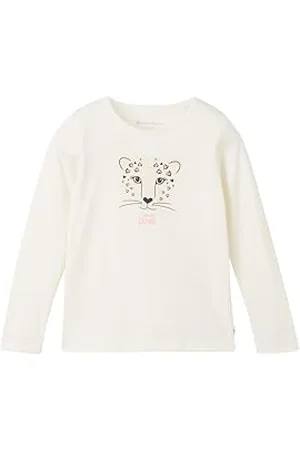 TOM TAILOR Mädchen Kinder Langarmshirt mit Print, , 92/98