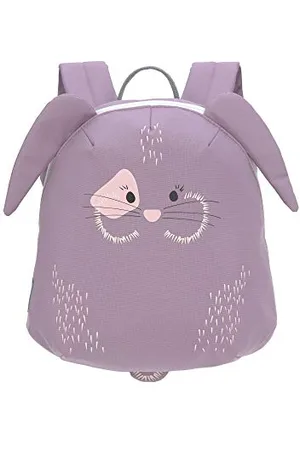LÄSSIG Kleiner Kinderrucksack für Kita Kindertasche Krippenrucksack mit Brustgurt, 20 x 9.5 x 24 cm, 3,5 L/Tiny Backpack Hase