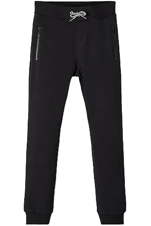 NAME IT Jungen Nkmhonk Bru Swe Pant Noos Hose, Black, 92 EU
