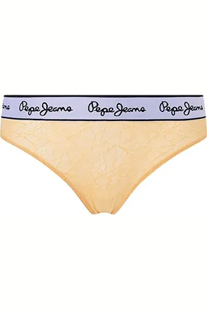 Pepe Jeans Damen Mesh Thong Bikini Style Underwear, , L