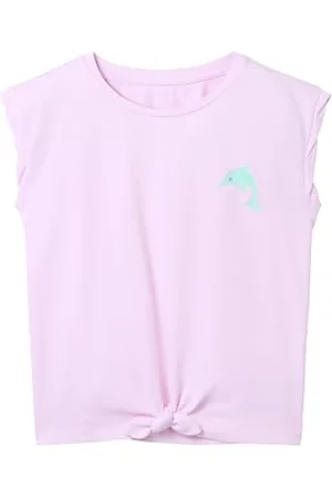 TOM TAILOR Mädchen Kinder T-Shirt mit Delphin-Print , pink blush, 92/98