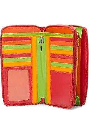 Mywalit Unisex Large Double Zip Around Purse Accessory-Travel Wallet
