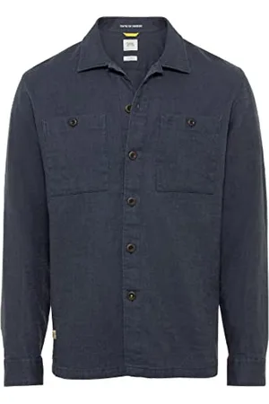 Camel Active Herren Overshirt aus einem Leinen-Baumwollmix Menswear-M