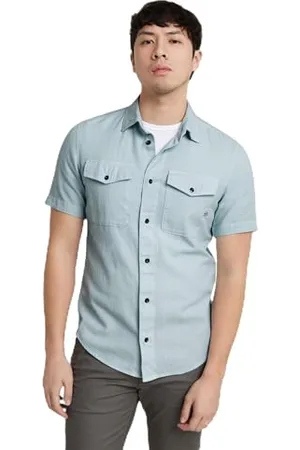 G-Star RAW Herren Marine Slim Hemd, , XXL