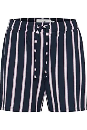 Ichi IHLISA SHO7 Damen Chino Shorts Bermuda Kurze Hose mit Allover-Print, Größe:M, Farbe:
