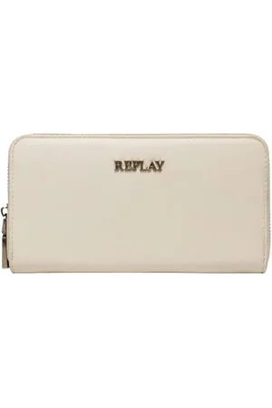 Replay Damen Portemonnaie mit Münzfach, Weiß (Opt White 001), Onesize