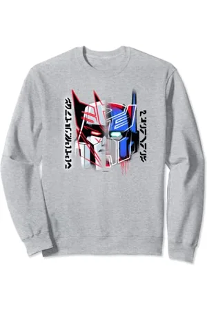 TRANSFORMERS Good Vs. Evil Split Face Graffiti Retro Poster Sweatshirt