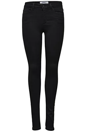 ONLY Damen Onlroyal High Sk Pim600 Noos 15093134 Jeans, Schwarz, EU XS/32