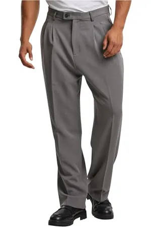 Urban classics Herren Hose Double Pleated Dressed Pants, lässige Hose für Männer, Loose Fit, Größen 28-44