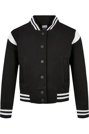 Urban classics Mädchen Girls Inset College Sweat Jacket Jacke, , 146/152