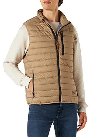 Camel Active Herren leichte Stepp-Weste mit Einschubtaschen