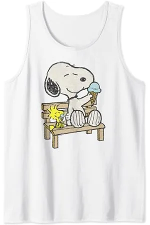 Peanuts Snoopy Woodstock Bank Tank Top