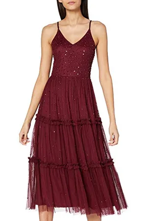 Frock and Frill Damen Sequin cami midi Dress Cocktailkleid, , 40