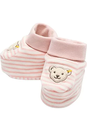 Steiff Unisex Baby Babyschuhe GOTS Baby Wellness gestreift, 2