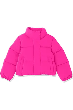 Amazon Mädchen Kurze Steppjacke Mit Durchgehendem Reißverschluss (Aus Mattem Oder Sherpa Fleece, Gesteppt), , 5 Jahre