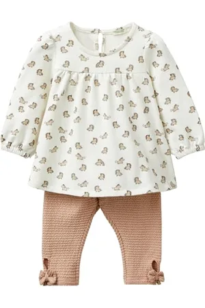 Benetton Baby-Mädchen Comp(Trikot+Hose) 3LC4AK00H, , 62