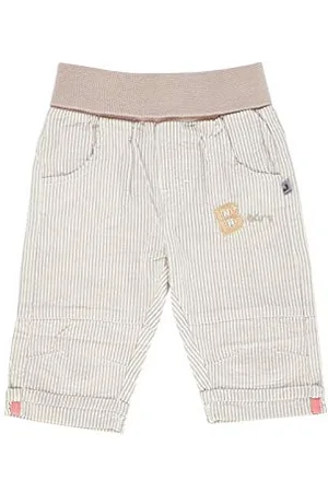 Jacky Unisex Hose für Babys und Kleinkinder, Mit Streifenmuster, Größe: 92, Alter: ab 2 Jahren, Beige/Off-White, 371502