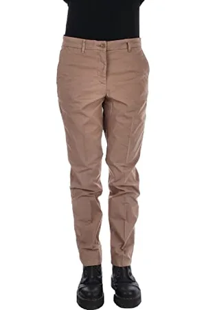 Tommy Hilfiger Damen Hose Chino Slim-Fit, Beige, 32
