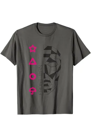 Squid Game Front Man Geometrische Kunst T-Shirt