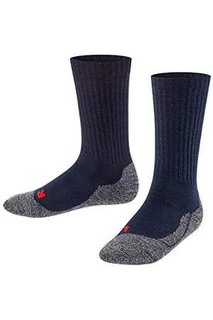 Falke Unisex Kinder Socken Active Warm K So Wolle Funktionsmaterial dick atmungsaktiv einfarbig 1 Paar, , 19-22