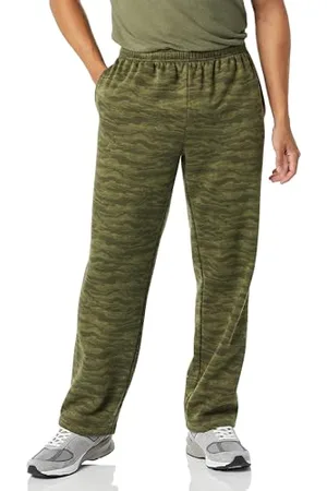Amazon Herren Fleece-Jogginghose mit offenem Saum (erhältlich in Übergrößen), , XL