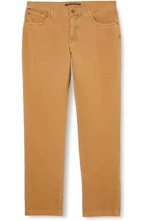Tommy Hilfiger Herren Jeans 5Pkt Denton Structure Gmd Straight Fit, Beige (Classic Khaki), 33W / 34L