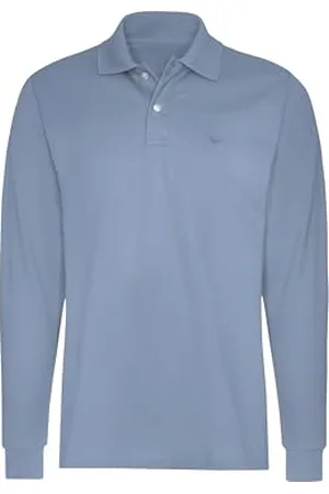 Trigema Langarm Poloshirt mit Armbündchen