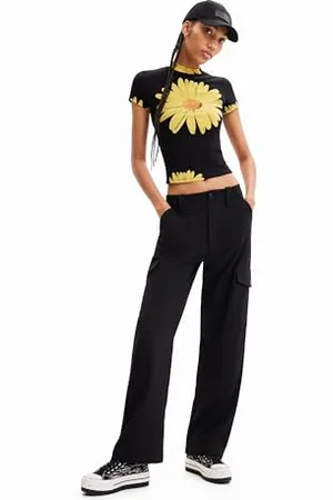Desigual Damen Pant_sena-lacroix 2000 Casual Pants, , M EU