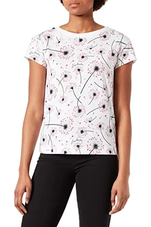 Moschino Damen Printed Allover Dandelion T-Shirt, , DE 34