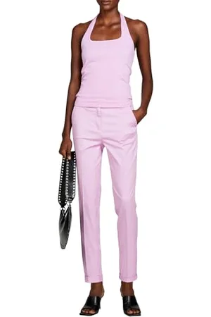 Sisley Damen Trousers 4ed4lf00r Pants, , 34 EU