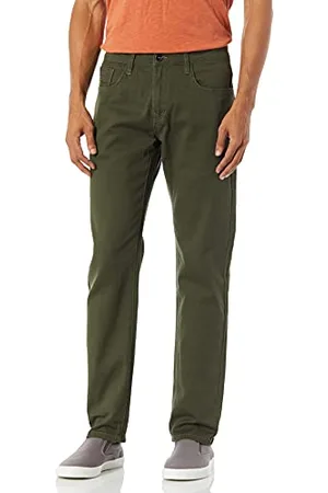 Southpole Herren Stretchable Basic Style of Color Skinny Twill Pants Jeans, Oliv/Blatt für Mich (Leaf It to Me), 32W / 30L