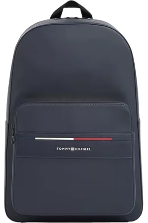 Tommy Hilfiger Herren Rucksack Foundation mit Logo, Blau (Space Blue), Einheitsgröße