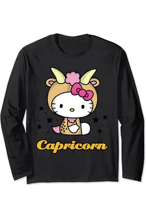 Hello Kitty Capricorn Star Sign Langarmshirt