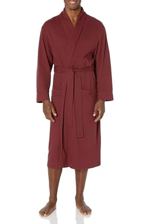 Amazon Herren Leichter Waffelpiqué-Bademantel (erhältlich in Big & Tall), , M-L