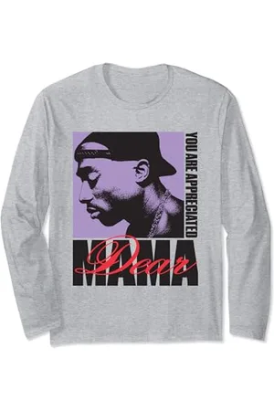 Tupac Shakur Offizielles Tupac Dear Mama geschätzt Langarmshirt