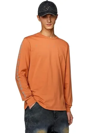 Diesel _T-JUST-LS-N7 MAGLIET_Shirt_Braun_3XL