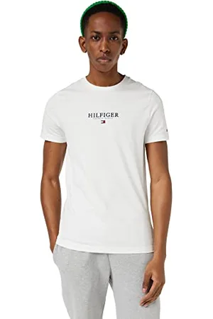 Tommy Hilfiger Exclusive Hilfiger Logo Tee Kurzarm T-Shirts Herren, , 3XL