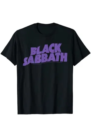 Black Sabbath T-Shirt mit Logo, lila T-Shirt