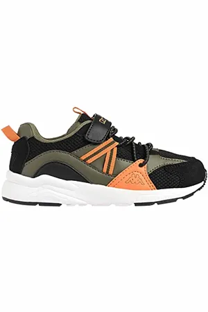 Kappa London Kid EV Low-top, Schwarz/Grün, 29 EU