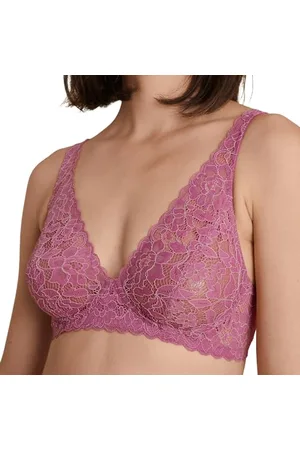 Calida Natural Comfort Lace Spitzen-BH Damen, verstellbare Träger, ohne Schale, bügellos