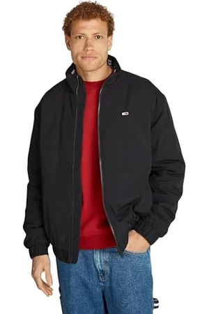 Tommy Hilfiger Herren Jacke Essential Padded Jacket mit Reißverschluss, (Black), S