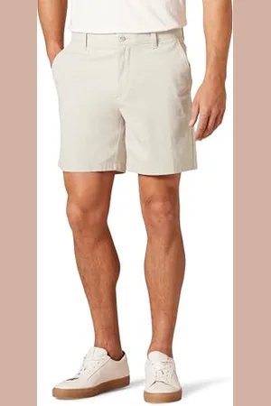 Amazon Herren 18 cm Lange Stretch-Chinohose mit schmaler Passform, , 40W